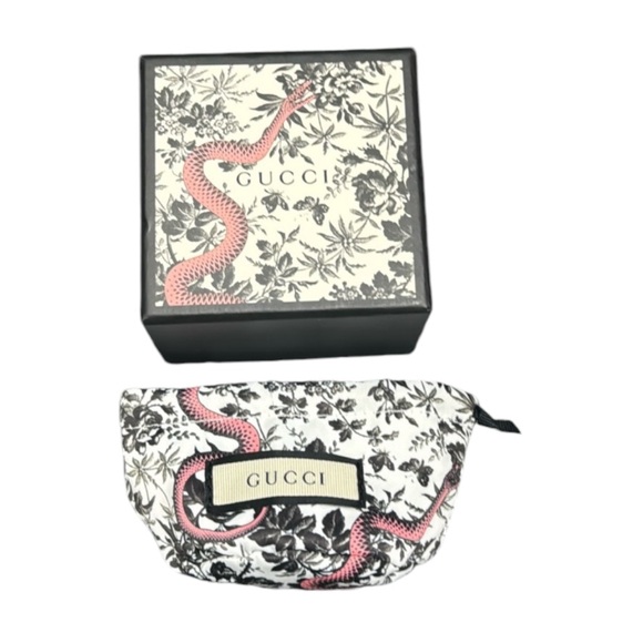 Gucci Jewelry - Authentic Gucci luxury designer signature jewelry box with dust bag